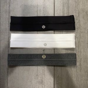 3 lulu lemon headbands